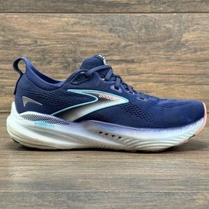 Brooks Glycerin Shoes Womens 8.5 GTS 22 Blue Peacoat Athletic 1204351b429-READ